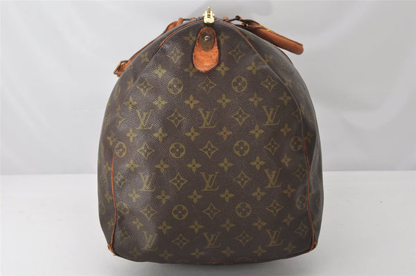 Authentic Louis Vuitton Monogram Keepall 60 Boston Bag Old Model LV Junk 3880K