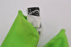 Auth HERMES Carre 90 Scarf "1789 LIBERTE EGALITE" Silk Light Green Box 3881J