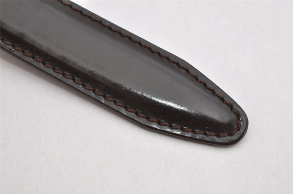Authentic GUCCI Interlocking G Belt Leather Size 75cm 29.5" Brown 3881K