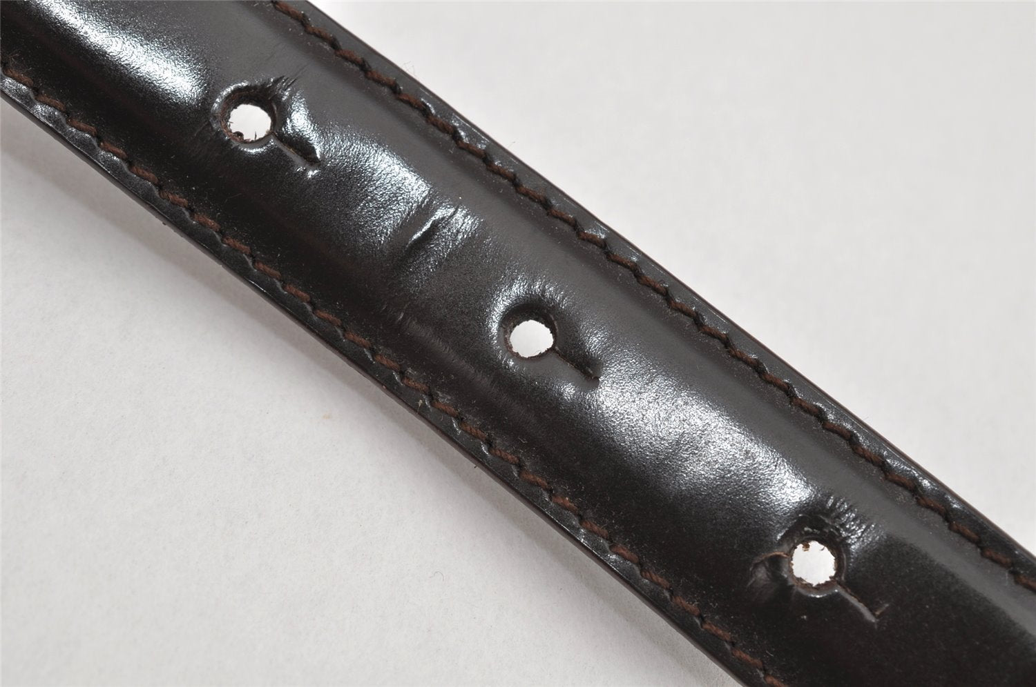 Authentic GUCCI Interlocking G Belt Leather Size 75cm 29.5