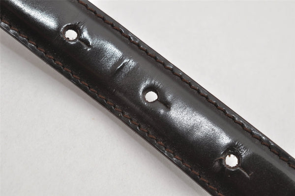 Authentic GUCCI Interlocking G Belt Leather Size 75cm 29.5" Brown 3881K