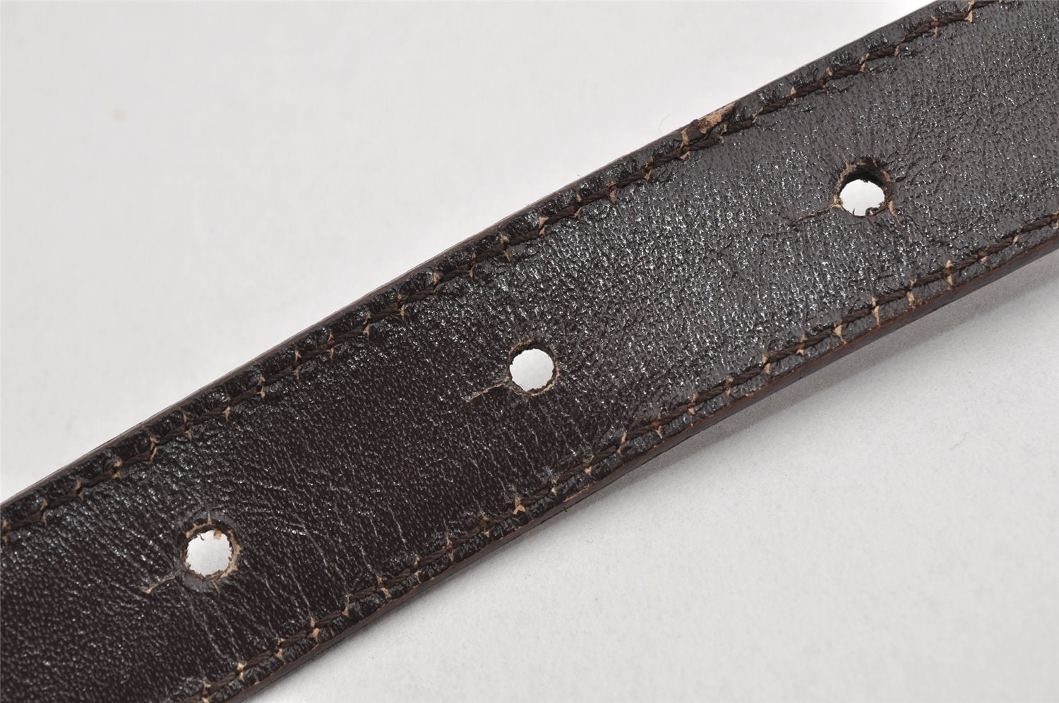 Authentic GUCCI Interlocking G Belt Leather Size 75cm 29.5
