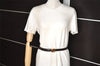 Authentic GUCCI Interlocking G Belt Leather Size 75cm 29.5" Brown 3881K