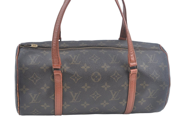 Authentic Louis Vuitton Monogram Papillon 30 Hand Bag Old Model LV 3882I