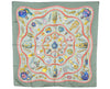 Authentic HERMES Carre 90 Scarf "Qu'importe le flacon..." Silk Green 3883J