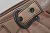 Authentic FENDI Vintage Shoulder Tote Bag Leather Beige 3883K