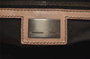 Authentic FENDI Vintage Shoulder Tote Bag Leather Beige 3883K