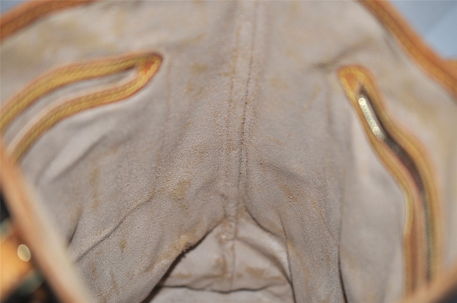 Authentic Louis Vuitton Monogram Bucket GM Shoulder Tote Bag M42236 Junk 3884I