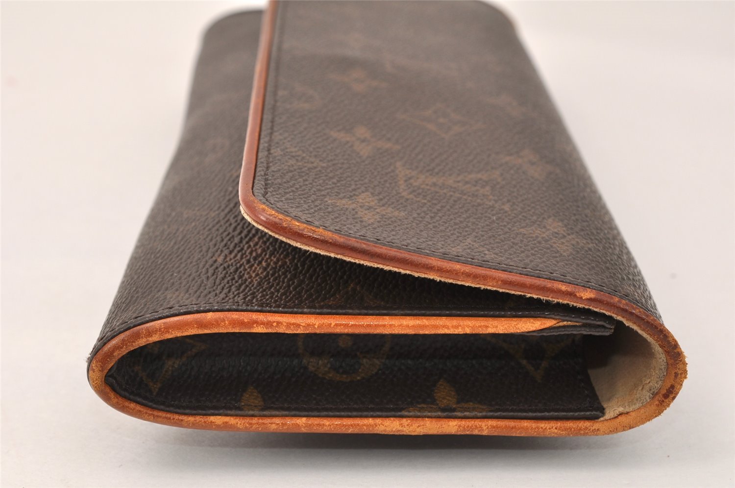 Authentic Louis Vuitton Monogram Pochette Twin GM Shoulder Bag M51852 LV 3884K