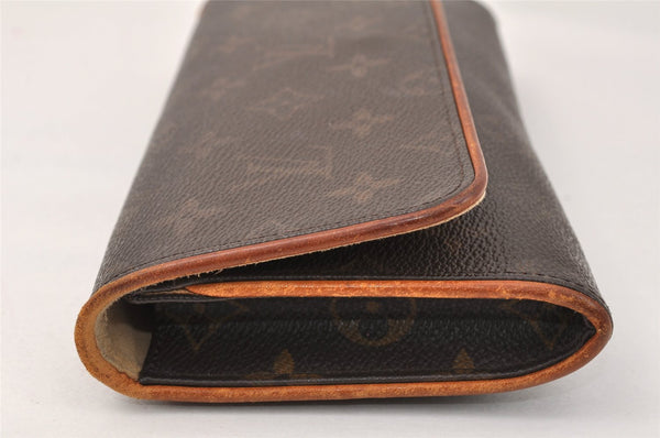 Authentic Louis Vuitton Monogram Pochette Twin GM Shoulder Bag M51852 LV 3884K