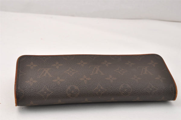 Authentic Louis Vuitton Monogram Pochette Twin GM Shoulder Bag M51852 LV 3884K