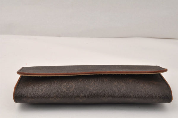 Authentic Louis Vuitton Monogram Pochette Twin GM Shoulder Bag M51852 LV 3884K