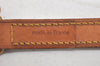 Authentic Louis Vuitton Leather Shoulder Strap Beige 39.2" LV 3884L