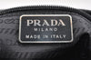 Authentic PRADA Vintage Leather Nappa Shoulder Cross Body Bag Purse Black 3885I