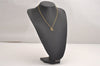 Authentic Christian Dior Vintage Gold Tone Chain Pendant Necklace CD 3885J