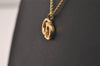 Authentic Christian Dior Vintage Gold Tone Chain Pendant Necklace CD 3885J