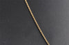 Authentic Christian Dior Vintage Gold Tone Chain Pendant Necklace CD 3885J