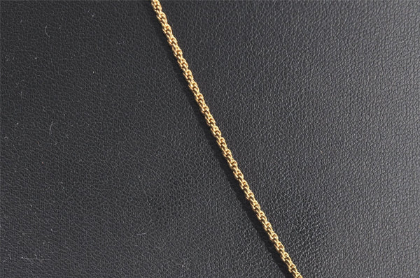 Authentic Christian Dior Vintage Gold Tone Chain Pendant Necklace CD 3885J