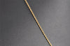 Authentic Christian Dior Vintage Gold Tone Chain Pendant Necklace CD 3885J