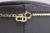 Authentic Christian Dior Vintage Gold Tone Chain Pendant Necklace CD 3885J