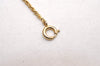 Authentic Christian Dior Vintage Gold Tone Chain Pendant Necklace CD 3885J