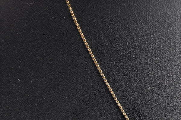 Authentic Christian Dior Vintage Gold Tone Chain Pendant Necklace CD 3886J