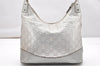 Authentic GUCCI Guccissima GG Leather Shoulder Hand Bag 239379 Silver 3886K