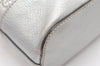 Authentic GUCCI Guccissima GG Leather Shoulder Hand Bag 239379 Silver 3886K