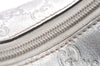 Authentic GUCCI Guccissima GG Leather Shoulder Hand Bag 239379 Silver 3886K