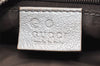 Authentic GUCCI Guccissima GG Leather Shoulder Hand Bag 239379 Silver 3886K