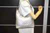 Authentic GUCCI Guccissima GG Leather Shoulder Hand Bag 239379 Silver 3886K