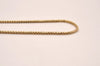 Authentic Christian Dior Gold Tone Chain Rhinestone Pendant Necklace CD 3887J