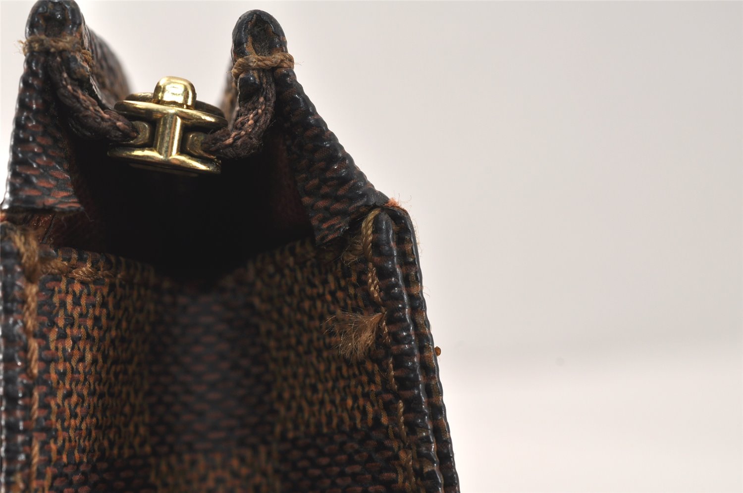 Authentic Louis Vuitton Damier Poche Toilette 26 Cosmetic Pouch N47543 LV 3887K