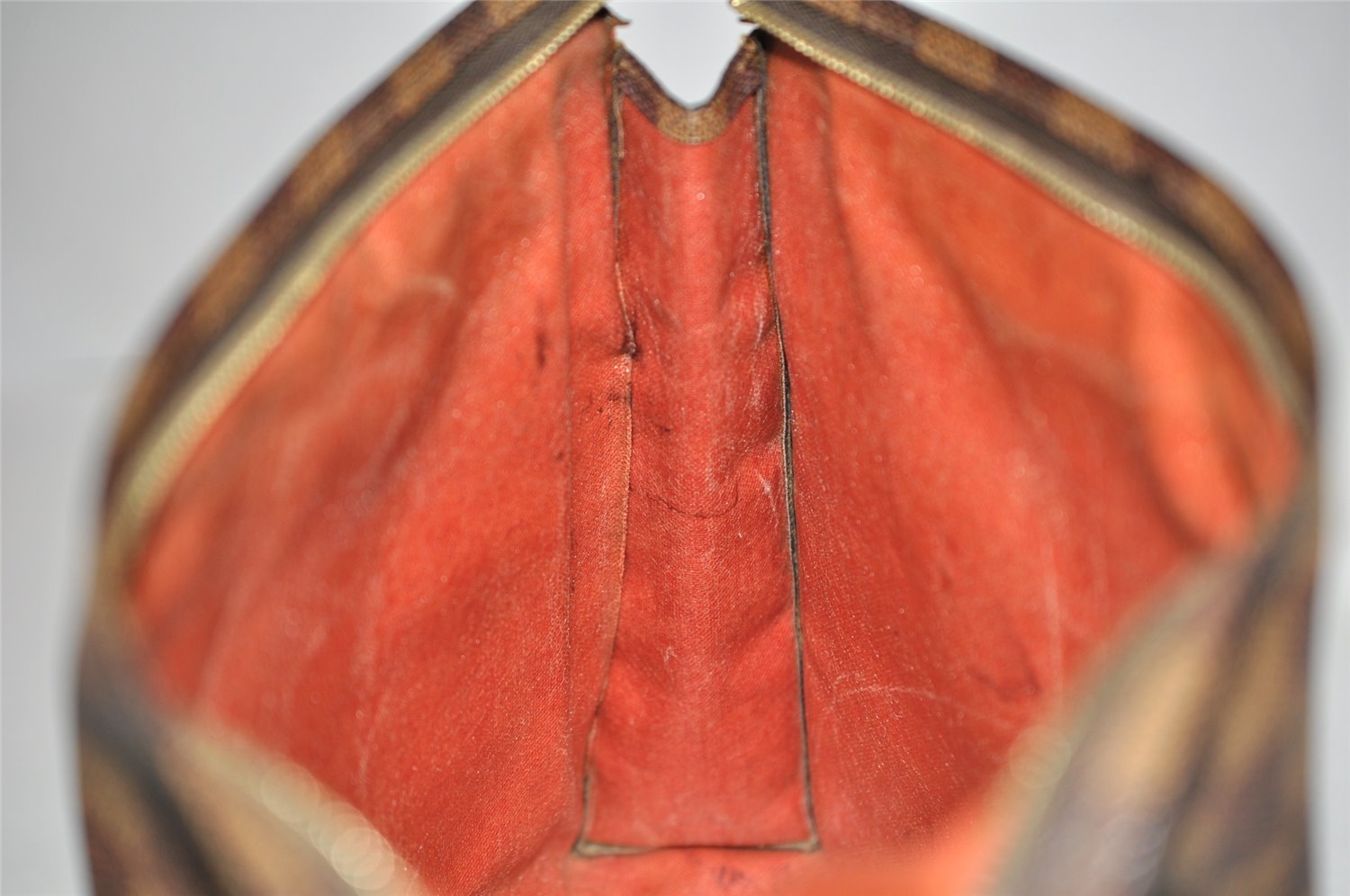 Authentic Louis Vuitton Damier Poche Toilette 26 Cosmetic Pouch N47543 LV 3887K