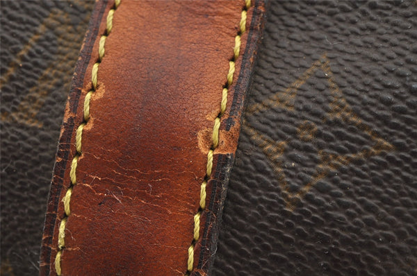 Authentic Louis Vuitton Monogram Keepall Bandouliere 45 M41418 Boston Bag 3888I
