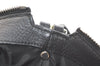 Authentic BURBERRY Nova Check Shoulder Hand Bag Purse Nylon Leather Black 3888K