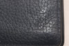 Authentic Louis Vuitton Taurillon Portefeuille Brazza Wallet M58818 Navy 3889J