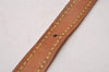 Authentic Louis Vuitton Leather Shoulder Strap Beige 41.7-48.4" LV 3891I