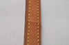 Authentic Louis Vuitton Leather Shoulder Strap Beige 41.7-48.4" LV 3891I