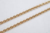 Authentic Christian Dior Gold Tone Chain Pendant Necklace CD Box 3891K