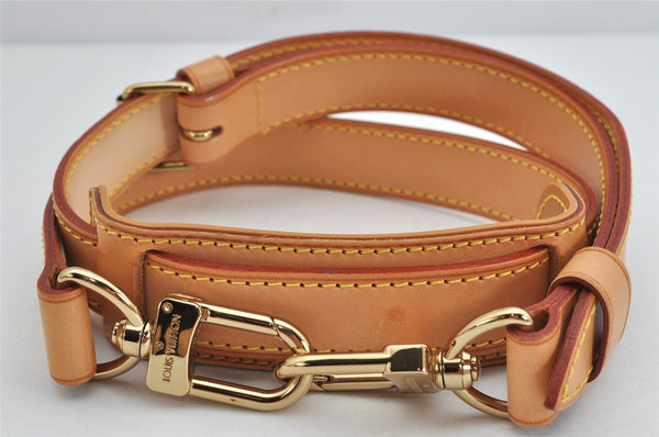 Authentic Louis Vuitton Leather Shoulder Strap Beige 36.2-43.3" LV 3892K