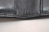 Authentic GUCCI Sherry Line Bifold Wallet Purse Canvas Leather Navy Blue 3893J