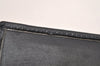 Authentic GUCCI Sherry Line Bifold Wallet Purse Canvas Leather Navy Blue 3893J