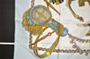 Authentic HERMES Carre 90 Scarf "Le Timbalier" Silk Light Blue 3895J