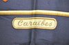 Authentic HERMES Carre 90 Scarf "Caraibes" Silk Gray 3897J