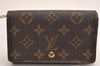 Auth Louis Vuitton Monogram Porte Monnaie Billets Tresor Wallet M61730 LV 3898J