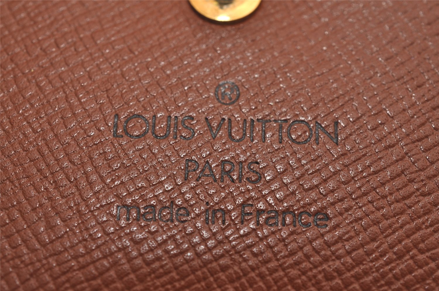 Auth Louis Vuitton Monogram Porte Monnaie Billets Tresor Wallet M61730 LV 3898J