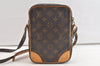 Authentic Louis Vuitton Monogram Danube Shoulder Cross Body Bag M45266 LV 3899K