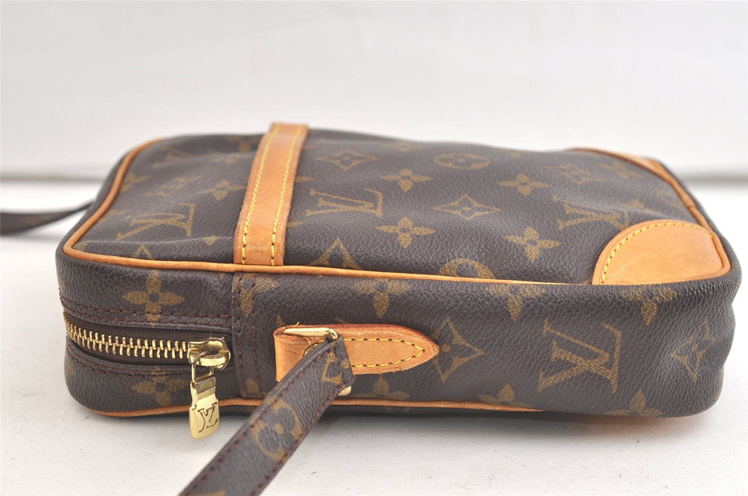 Authentic Louis Vuitton Monogram Danube Shoulder Cross Body Bag M45266 LV 3899K
