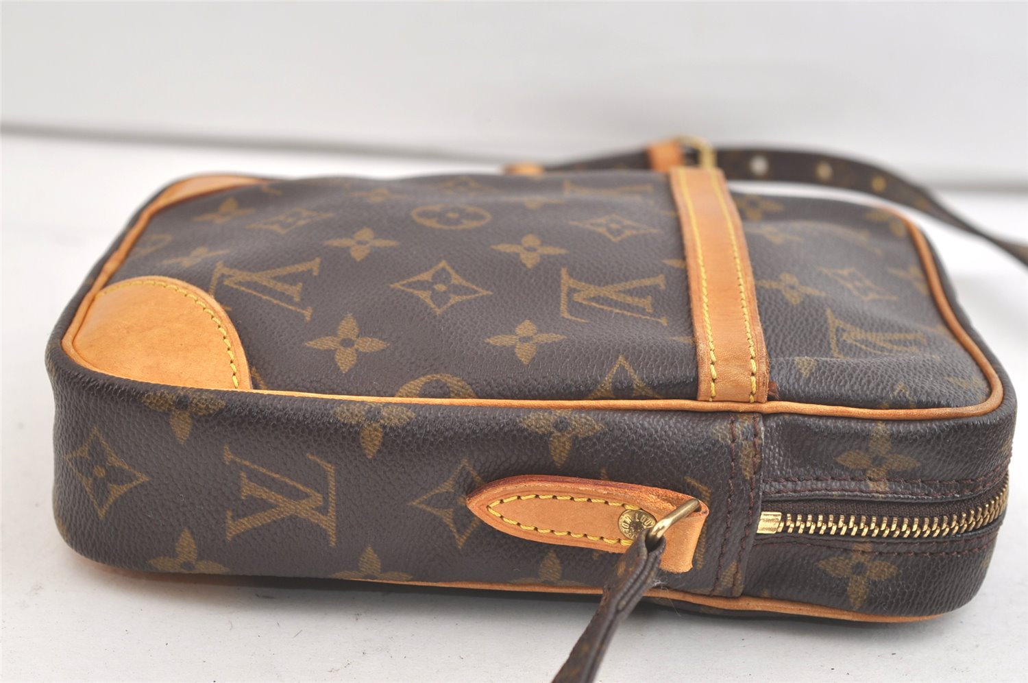 Authentic Louis Vuitton Monogram Danube Shoulder Cross Body Bag M45266 LV 3899K